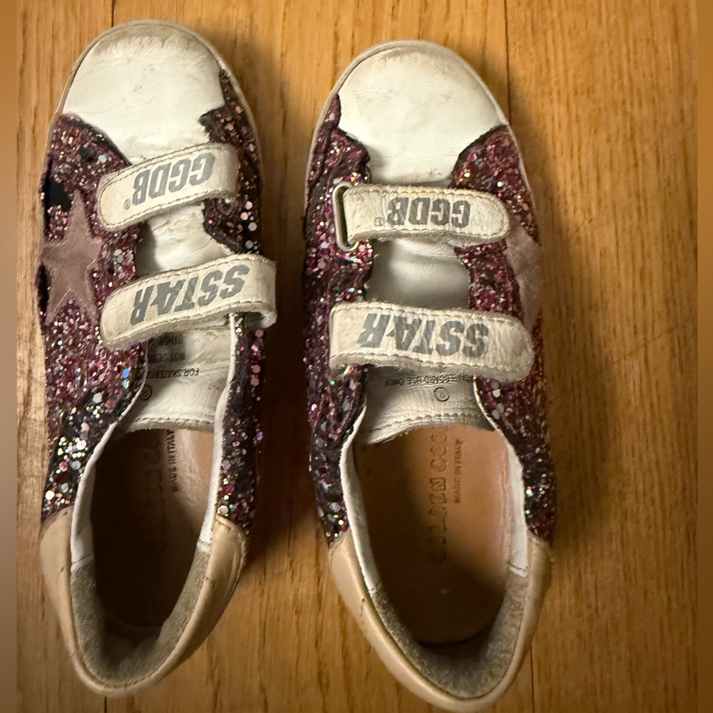 Golden Goose Kids Glittery Star Sneakers